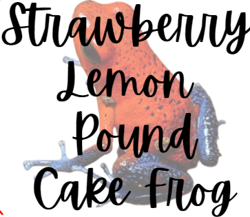 Strawberry Lemon Pound Cake Frog