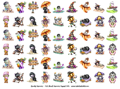 Spooky Summer Waterslide Decals